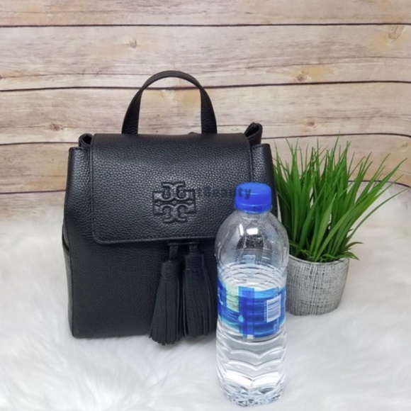 Tory Burch Thea Mini Backpack Black New Leather - Picture 6 of 11